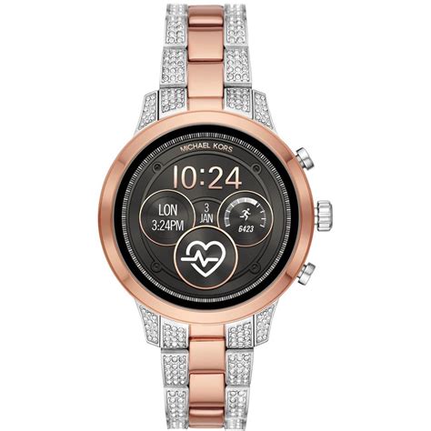 michael kors access runway gen 4 display smartwatch mkt5056|michael kors mk5055 watch.